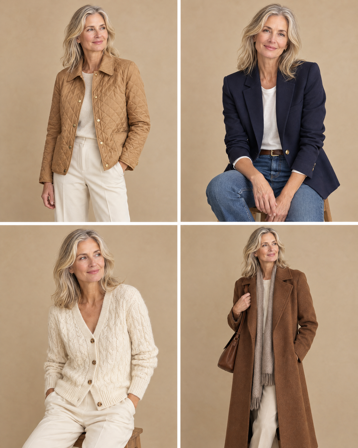 Cuatro looks de la colección Marina Milano
